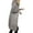 Gray, variant on Turilly Women's Coats and Jackets Women's Gradient Loose Long Sleeve Hoodie Sweater Top Long Coat