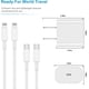 thumbnail image 3 of Cargador Superrápido InnotechSc para iPhone 14 13 12 11 Certificado Apple Mfi Cable Lightning 20W Paquete de 2, 3 of 7