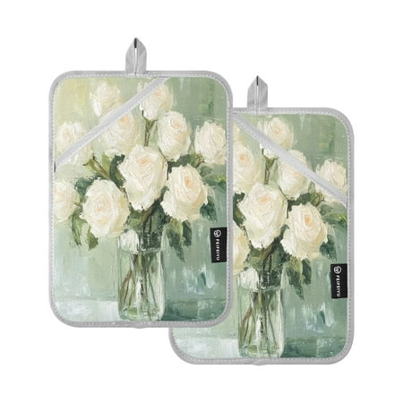 

Square Pot Holder Set of 2 - Silver-Coated Quilted Heat Resistant Pads 650℃ Heat Resistant with Hanging Loop for Oven and Microwave，A Cool Spider-mans