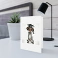 thumbnail image 5 of DistinctInk Greeting Card / Note Card - Pointer Puppy Graduation - PACK of 3, 5 of 7
