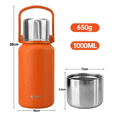 thumbnail image 2 of Termo De Acero Inoxidable Botella De Agua Térmica 1000ml Xtellar naranja, 2 of 3