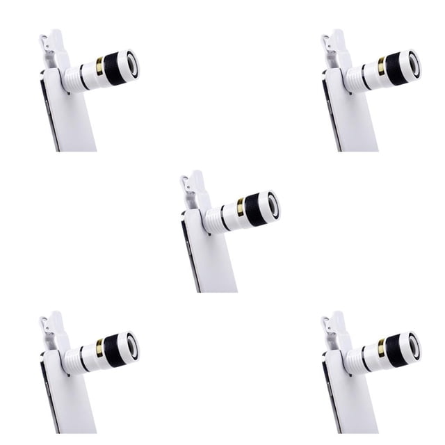 Sidaley Phone Telescopic Camera 8X Outdoor Birdwatching External Long Telephoto Travel Backpacking Clip Smartphone Lens Focal Type2 NO2