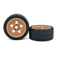 thumbnail image 1 of Accesorios de carreras de velocidad CUTICAT 7 piezas de plástico hexagonales 17 mm y Neumáticos de goma 109 mm, 1 of 6