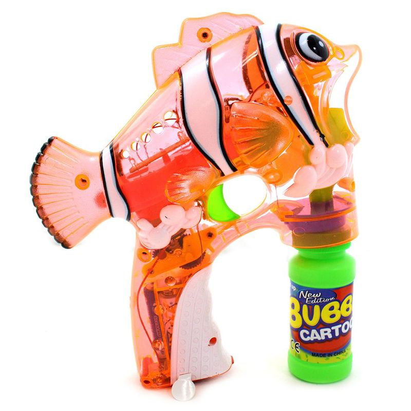 SV11695 NEMO BLOW PARTY SHOOTER FINDING FUN SUMMER TOY GAME FISH BUBBLE GUN 