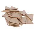 thumbnail image 4 of Triangle Shape Unfinished Wood Pieces with Hole Craft 25 Pieces 50mm, 4 of 8