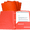 02#Orange, variant on Djiypn Plastic Folders with Pockets Heavy Duty Pocket Letter Size for Documents Office School,Plastic,Red