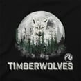 thumbnail image 4 of Youth Stadium Essentials Black Minnesota Timberwolves Mascot T-Shirt, 4 of 4