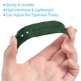 thumbnail image 3 of Unique Bargains 12 Pairs Snapback Strap Cover, 7 Holes Plastic Adjustable Hat Snap Buckle Replacement (Dark Green), 3 of 7