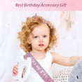 thumbnail image 6 of EBE EmmasbyEmma - EBEEmma Pink 4th Birthday Sash & Tiara Set, 6 of 14