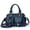 Dark Blue, variant on Satchel Handbags for Women Crossbody Tote Bags Medium Purse Top Handle Vegan Leather Shoulder Bag with Pendant