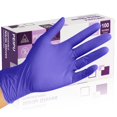 thumbnail image 1 of Guantes de nitrilo PEIPU talla mediana, 100 unidades, sin polvo, 1 of 6