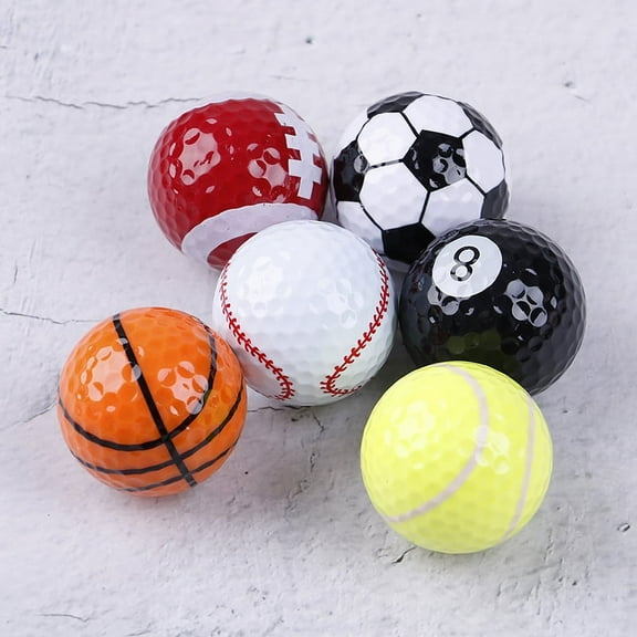 Golf Balls Golf Equipment Football Basketball Tabletennis Baseball 6Pcs/Set