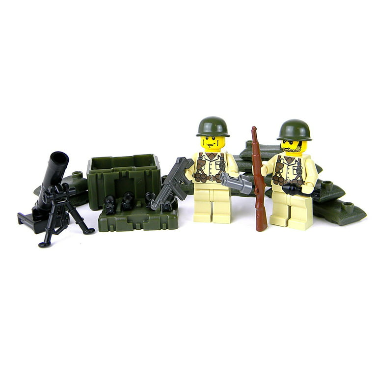 Titicacasøen kobber Kreta WW2 Mortar Team Playset - Battle Brick Custom - Walmart.com