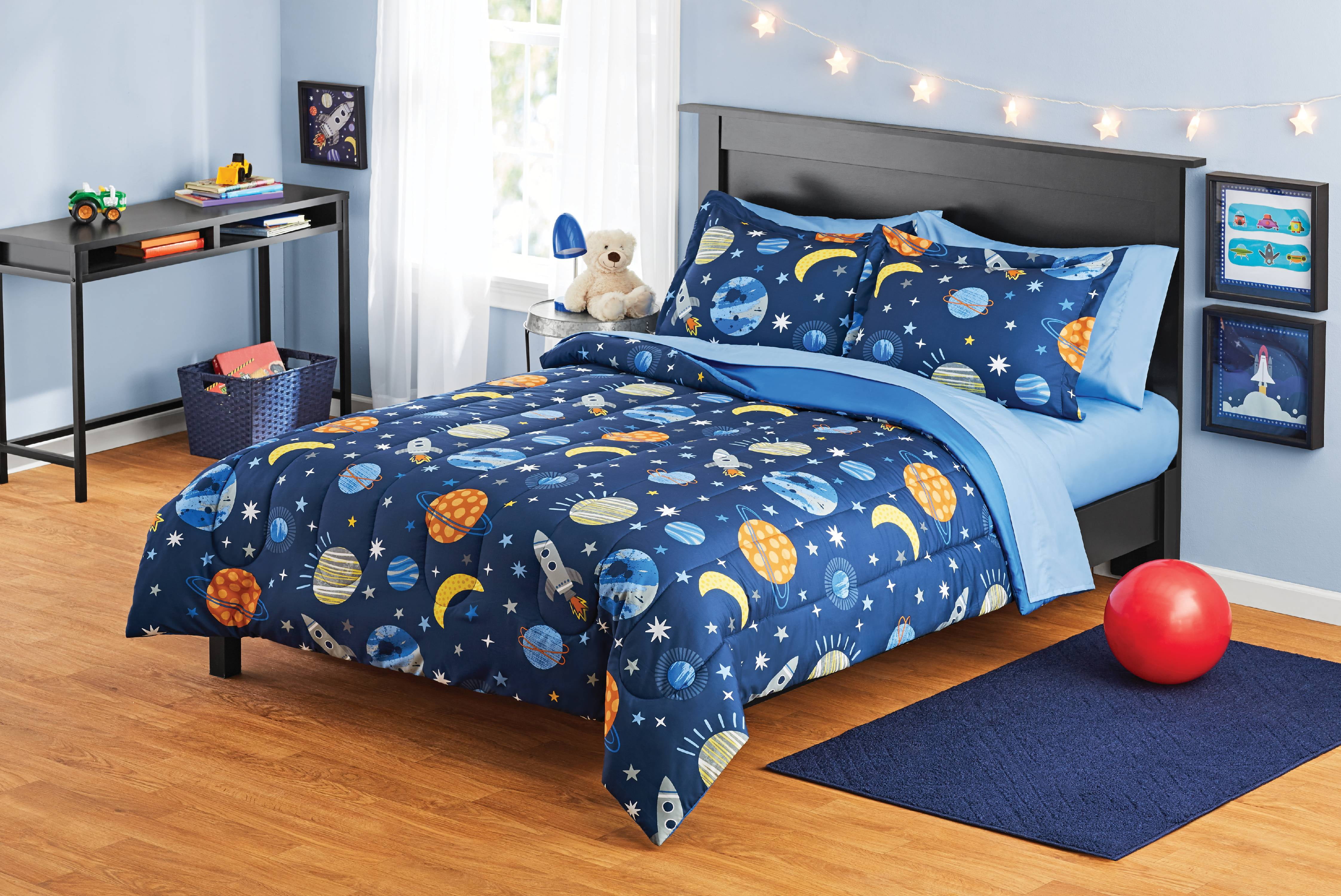 Details about  / NASA 2-Piece Reversible Comforter Set Twin//Full NEW Space Shuttle Planets