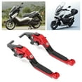 thumbnail image 3 of Motorcycle Brake Handles, Easily Installed CNC Aluminum Alloy 2 Pcs Motorcycle Brake Levers    For Motorbike Modification, 3 of 8