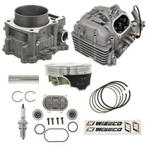 Niche Cylinder Head Wiseco Piston Gasket Kit for Yamaha Grizzly Rhino 660 9.9:1 MK1012498