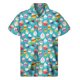 thumbnail image 2 of Camisas hawaianas con estampado 3D de cupcakes de dibujos animados para hombre, camisas con solapa de comida, camisetas holgadas de verano para la calle, blusas de manga corta con botones, 2 of 4