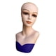 thumbnail image 5 of Cabeza de maniquí para peluca, resistente al calor, modelo de trenzado DIY, set de cabello para salón de belleza gente, 5 of 9