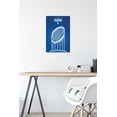 thumbnail image 6 of MLB Los Angeles Dodgers - Minimalist Champions 2020 Wall Poster with Pushpins, 14.725" x 22.375", 6 of 6