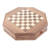 Trademark Games Octagonal Chess and Checkers Set