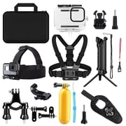 HONGDAK Waterproof case Action Camera Accessories Kit for Gopro Hero 13/12/11/10/9, Gopro Max, Gopro Fusion, Insta360, Dji Osmo Action