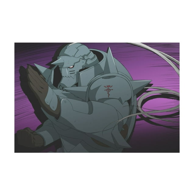 Qingyee Affiche en Toile d'Anime Polyester Multi-Tailles Affiche Décoratif, Affiche Fullmetal Alchemist Affiche Peinture d'Anime Affiche Décoratif