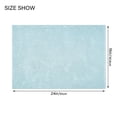thumbnail image 4 of IAUYY 24x16 Inch Bath Mat Thick Soft Plush Shower Mat TPR Backing Material Non Slip Bath Mats for Bathroom for Tub Shower Hotel Minimalist Light Blue, 4 of 9