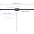 thumbnail image 3 of FM Dipole Antenna 75 Ohm FM Radio Antenna FM Antenna AM Loop Antenna, 3 of 7