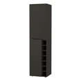thumbnail image 1 of FM FURNITURE Maya Tall Bar Cabinet  Black Wengue Engineered Wood, 1 of 8
