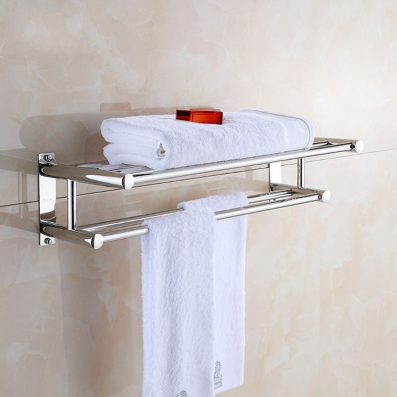 Lv. life Stainless Steel Towel Rack,Luxury Solid Polished,Stainless Steel Towel Rack Luxury