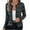 Black, variant on Wensltd Women Full Zip Up Athletic Short Jacket Long Sleeve Lightweight Casual Autumn Coat Tops