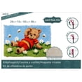 thumbnail image 4 of Latch Hook Rug Kits Embroidery DIY Bear Pattern Crochet Needlework Crafts for Adults and Kids Beginners 20"x 15", 4 of 5