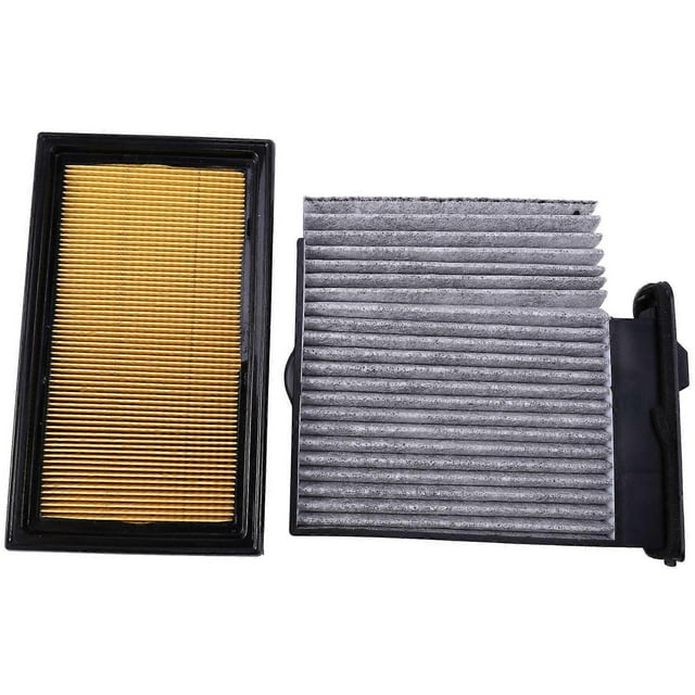 Filtros de habitáculo PARA automóvil Tiida 2008 Filtro de aire + Filtro de habitáculo 16546-ED500 27891-ED50A-A129 gris amarillento shaofei