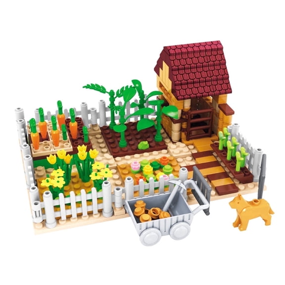 SALYWEE Farm Building Blocks, Diversified Farm Themes, with Assembly Instructions, Educational Toy, Desktop Decorations, Holiday Gifts