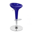 thumbnail image 1 of Alpha Tabouret de Bar Ajustable Style Bombo Contemporain - Bleuets, 1 of 2