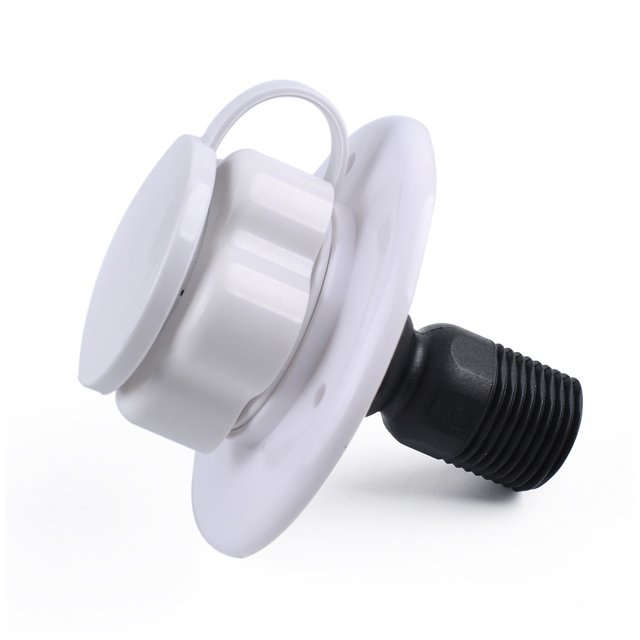 maskred Water City Inlet For RV RV Water Inlet Water Inlet Valve RV Water Portable RV Water Inlet Valve White