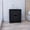 Black, variant on Two Handle - free Drawers | Function as Nightstand or End Table | Space - saving Solution for Small Rooms
