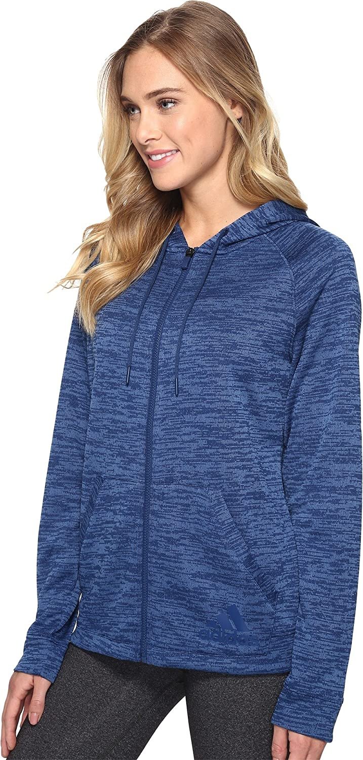adidas Women's Sport-2-Street Hoodie, Mystery Blue Black, X-Small