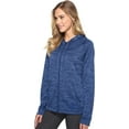 thumbnail image 2 of adidas Women's Sport-2-Street Hoodie, Mystery Blue Black, X-Small, 2 of 3