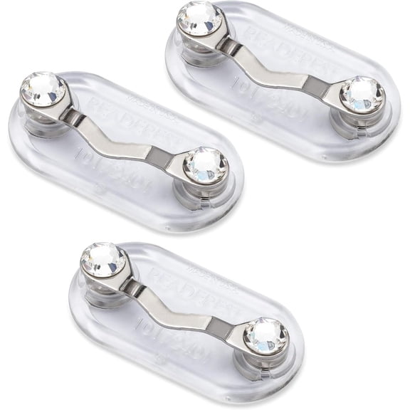 HHX 3Pcs Magnetic Eyeglass Holders Sunglasses Holder Glasses Holder ID Holder Badge Holder Compact and lightweight