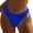A-Blue29, variant on Women Swimwear Bottoms Colorful Crinkle Textured Fabric High Cut Bikini Bottoms Beach Daily Swim Brief