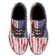 thumbnail image 2 of Bass Fishing Hunting American flag Shoes Sneakers Black Size 6, 2 of 7