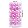 thumbnail image 5 of Lzobxe Christmas Tree Balls Ornaments 36PCS Christmas Xmas Tree Ball Bauble Hanging Home Party Ornament Decor 3CM Christmas Gifts, 5 of 6