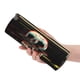thumbnail image 5 of Disketp Glitch Screaming Skull Estuche Organizador de Lápices de Cuero, Estuche de Oficina con Cremallera para Bolígrafo y Lápiz, 5 of 6