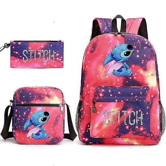 Lilo & Stitch Ryggsäck Set skolväska star red star red