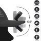 thumbnail image 3 of 4X Ultra Bright Hands-Free LED Clip on Hat Light - Rechargeable 150 Lumens Lightweight Spotlight Waterproof Cap Light, 3 of 5