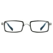 Elton John Pop Specs Reading Glasses - Black/Crystal Bullet 1.75, Rectangle Frame