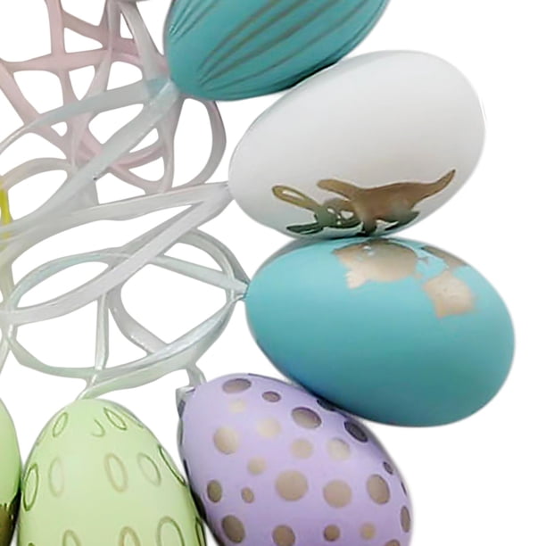 12 Uds Diy Huevos De Pascua Sin Pintar Cesta De Pascua 8cm | Cuotas sin
