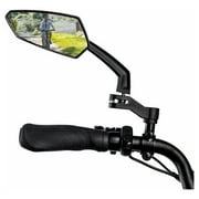 Addmotor Bike Biking Mirror Handlebar Mount, Rotatable Bicycle Rear View Glass Mirror, Wide Angle Safety Mirror 360° Rotation for Mountain Road Bike