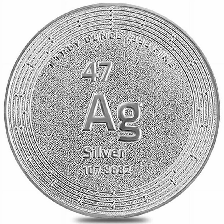oz Elemetal Silver Round Fine